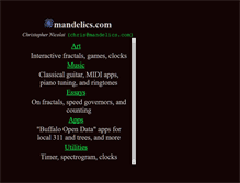 Tablet Screenshot of mandelics.com